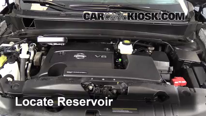2013 Nissan Pathfinder SV 3.5L V6 Liquide essuie-glace Ajouter du liquide